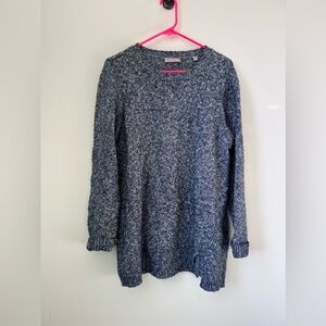 Evolution by Cyrus Blue/Grey Sweater, size L
